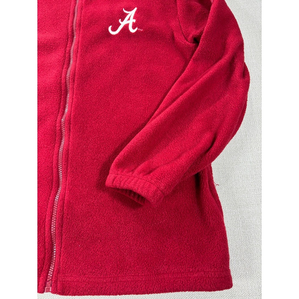 Three Square Alabama Crimson Tide Full Zip Red Fleece Size Small - Picture 6 of 10